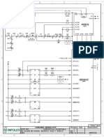 Diagrama de circuito elétrico de painel de controle