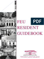 FEU Resident Guidebook: Fondation Des Etats-Unis - 15 Boulevard Jourdan - 75014 Paris