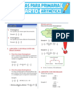 22 Adición-y-Sustracción-de-Fracciones-y-Decimales-para-Cuarto-de-Primaria PDF