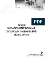 Catalogo Normas Traducidas PDF