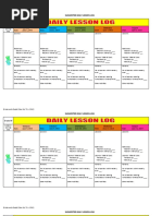 Daily Lesson Log 2015 - 2016