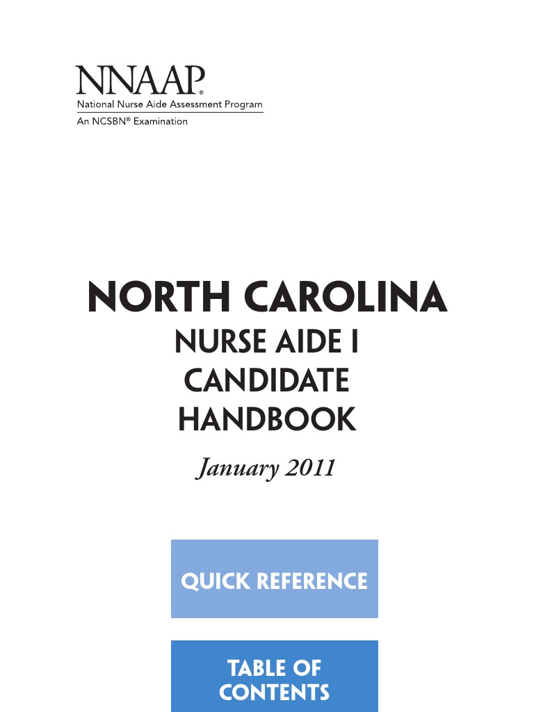 Cna Handbook Identity Document Test (Assessment) Free 30day