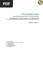 ZXR10 8900 Series: User Manual (Basic Configuration Volume) | PDF