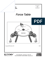 Force Table: Instruction Manual and Experiment Guide For The PASCO Scientific Model ME-9447