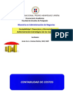 UNPHU Contabilidad Financiera y Gerencial, Contabilidad de Costos y Sistemas de Costos, Nov-17