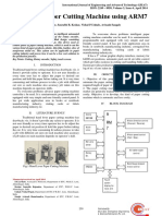 Advanced Paper Cutting Machine Using ARM7: Sense