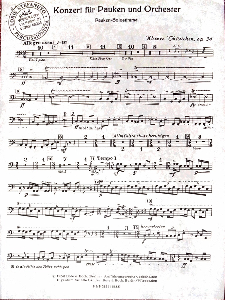 Tharichen (Timpani) PDF