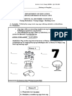 Modyul Sa Mother Tongue 3: Module Code: Pasay MTB3 - Q1-W1-D3