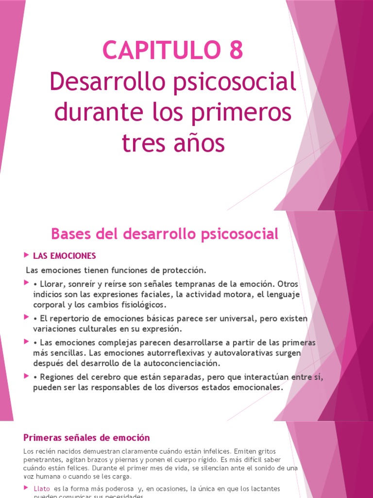 Desarrollo emocional en los primeros años | PDF | Teoría de apego | Las ...