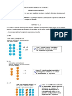 Adición de Enteros Actividad 1, 2 y 3