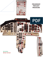 Preliminary Preflight and Engine Start Procedures for JS-32 Aircraft