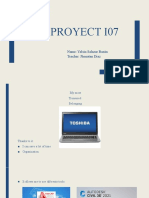 My Proyect I07: Name: Yelsin Salazar Bazán Teacher: Jhonatan Diaz