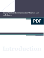 Optics/Optical Communication Theories and Techniques: Mark Kenneth E. Alonzo