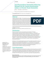 Clinical Psoriasiform Dermatitis Following Dupilumab Use For Autoeczematization Secondary To Chronic Stasis Dermatitis