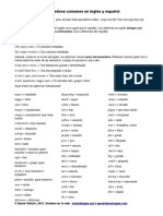 60 Adjetivos Comunes en Inglés y Español: Singulares y No Tienen Masculino Ni Femenino. Eso A Diferencia Del Español