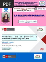 Planificación y Evaluación Formativa