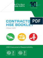 Contractor Hse Booklet: (Class C&D)