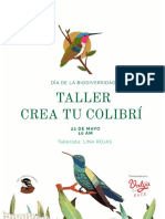 TALLER 2 GJO - Valija de Aves - Crea Tu Colibrí