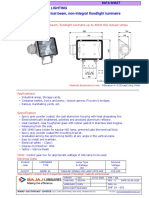 Area Lighting Symmetrical Beam, Non-Integral Floodlight Luminaire