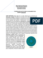 Fundamentos de Medios para Aislar Salmonella PDF