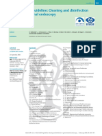 ESGE-ESGENA Guideline: Cleaning and Disinfection in Gastrointestinal Endoscopy Update 2008