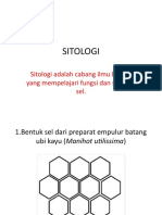 Sitologi-Fungsi dan Struktur Sel