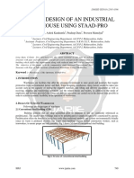Optimum Design of Industrial Warehouse Using STAAD-Pro