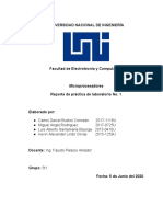 Reporte de Laboratorio Microprocesador 8086 PDF