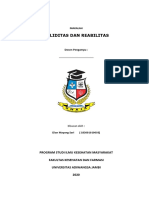 Makalah Validitas Dan Reabilitas PDF