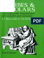 L. D. Reynolds, N. G. Wilson - Scribes and Scholars_ A Guide to the Transmission of Greek and Latin Literature  -Clarendon Press (1991).pdf