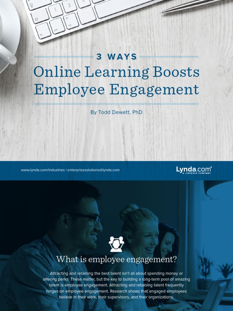 LDC Guide 3 Ways Online Learning Boosts Employee Engagement | PDF ...