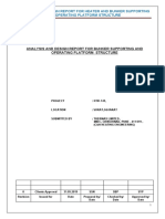 Bunker Supporting Structure & Operating Platform Layout