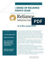 Making Sense of Reliance Rights Issue: Is It The Usual IPO?
