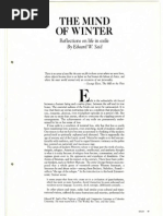 Download Mind of Winter Reflection on Life in Exile 1984 Edward Said by Mister2351 SN46534694 doc pdf