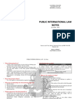Public International Law Notes: San Beda College College of Law Mendiola, Manila