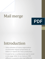 Mail Merge