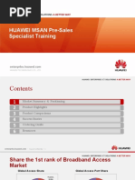 HUAWEI MSAN Pre-Sales Specialist Training