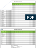 Temperature Monitoring Sheet