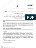 (2005) Vibration Analysis of A Stepped Laminated Composite Timoshenko Beam