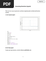 Generating Waveform (Signals)