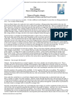 Visions of Poseida, Atlantis, The Mathematical Formula of Nature and The Use of Crystals - The Paul Solomon Source Reading Excerpt #73 PDF