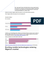 Mobile Banking in Nigeria