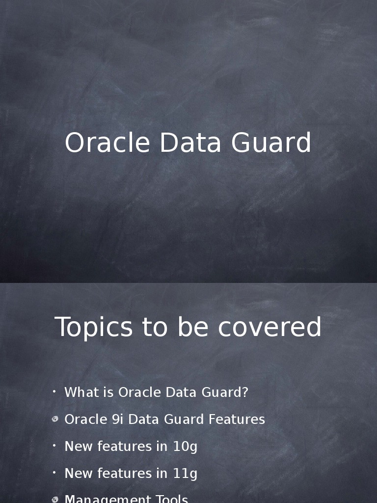 10 Oracle Data Guard | PDF