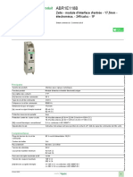 Fiche Technique Zelio Interfaces ABR - ABS - ABR1E118B PDF