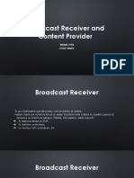 Broadcast Receiver y Content Provider