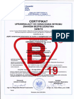 Certyfikat Znak Bezpieczenstwa34b15