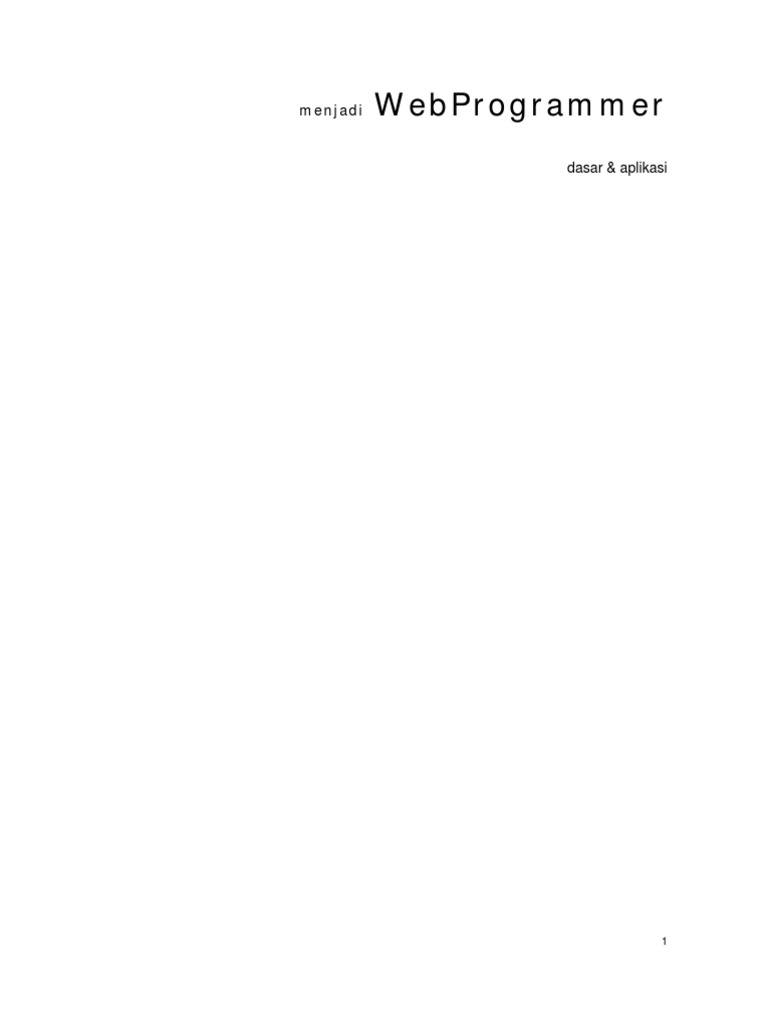 Tutorial HTML Mysql PHP | PDF | Komputer
