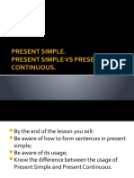 Present Simple. Present Simple Vs Present Continuous