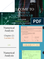 Numerical Analysis Chapter 2 Lecture 4