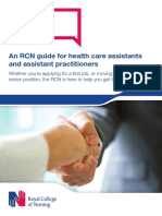 Interview Skills: An RCN Guide For Health Care Assistants and Assistant Practitioners